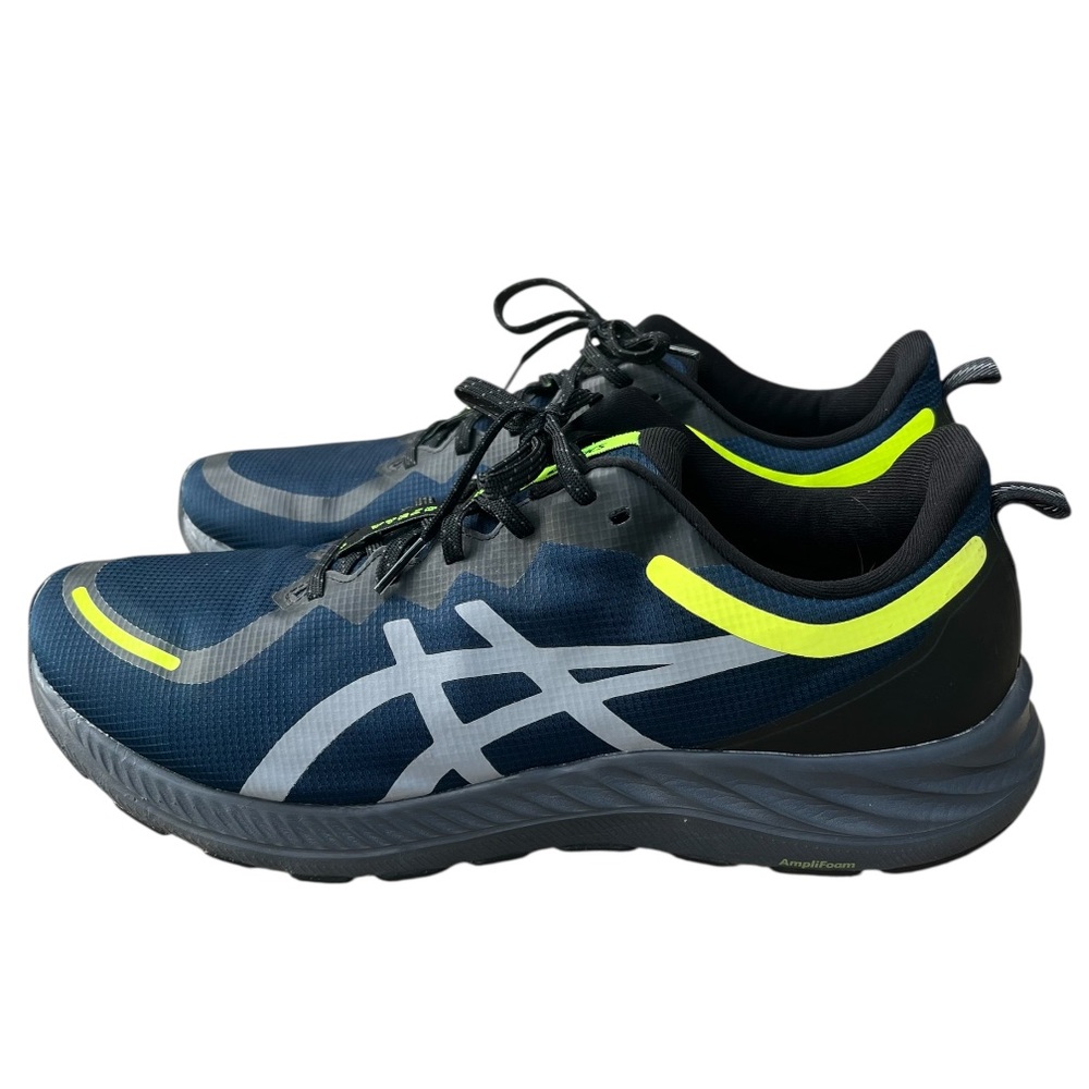 ASICS Men's Gel-Excite 8 All Winter Long Running Shoes Navy Blue Neon Size 13 - Picture 2 of 11